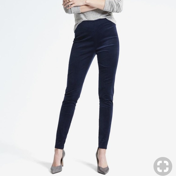 Banana Republic Navy Velvet Devon Fit 
